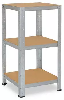 Shelfplaza HOME Schwerlastregal 100x50x50cm verzinkt 3 B&ouml;den (4110500513)