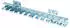 KS Tools Schraubendreherhalter Lochwand 12 Löcher, 150x55mm (860.0851)