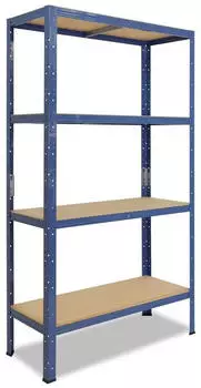 Shelfplaza HOME Schwerlastregal 155x60x45cm Metall blau 4 B&ouml;den (4215450614)