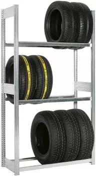 BITO Reifenregal 3 Ebenen 1358x1850x424mm verzinkt (10-53071)
