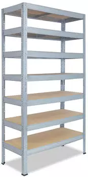 Shelfplaza PRO Schwerlastregal verzinkt 230x90x40cm, 7 B&ouml;den, 142kg/Boden (5123400927)
