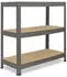 Shelfplaza PRO Schwerlastregal Metall Grau 90x100x45cm 200kg/Boden (5609451023)