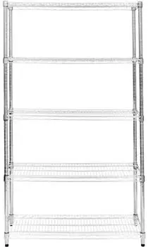 MonsterShop KuKoo Drahtregalsystem 5 Böden 45x120x180cm