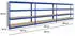 Proregal DINO 3er-Set Schwerlastregal 4 Ebenen 180x180x60cm 500kg Blau (PR_MRK16-18)