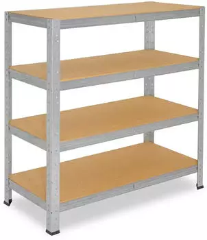 Shelfplaza HOME Schwerlastregal 115x70x45cm verzinkt 4 B&ouml;den 175kg/Boden (4111450714)