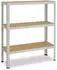 Shelfplaza OFFICE Schwerlastregal Metall Lichtgrau 90x90x60cm (41209600913)