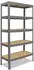 Shelfplaza PROFI Schwerlastregal Metall grau 200x50x45cm 5 Böden (5620450525)