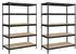 Songmics Schwerlastregal 5 Ablagen 60x120x180cm 875kg schwarz (GLR600B01)