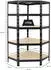 Proregal Tiger Eckregal 180x90x45cm Fachlast 175kg Schwarz (RT8-02)