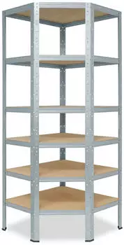 Shelfplaza Eckregal Schwerlast verzinkt 200x70x45cm 6 B&ouml;den 145kg (4120450716C)