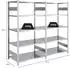 Proregal Silver Mamba Schwerlastregal 200x200x60cm, 5 Ebenen, 150kg, verzinkt (PR_RHO81-12)