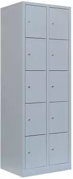 L&Uuml;LLMANN Schlie&szlig;fachschrank 10 F&auml;cher 180x60x50cm (520520)