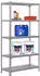Simonrack Simonclick Metallregal 5 Böden, 180kg, 2000x1000x400mm, Grau (8435104940662)