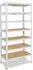 Shelfplaza HOME Schwerlastregal Metall weiß 230x100x23cm 7 Böden 125kg (4323231017)