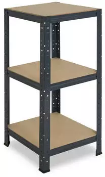 Shelfplaza HOME Schwerlastregal 100x50x50cm anthrazit, 3 B&ouml;den, 175kg Traglast (4510500513)