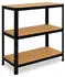Shelfplaza BLACK Schwerlastregal Stahl schwarz 90x120x30cm 3 Böden (41309301213)