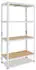 Shelfplaza HOME Schwerlastregal 180x23x30cm 4 Böden weiß (4318302314)
