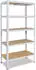 Shelfplaza Metallregal Industrial Style Weiß 180x70x23cm 5 Böden 175kg/Boden (4318230715)