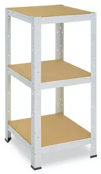 Shelfplaza HOME Schwerlastregal Metall wei&szlig; 90x50x50cm (4309500513)