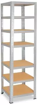 Shelfplaza HOME Schwerlastregal verzinkt, 200x50x50cm, 7 B&ouml;den, 125kg/Boden (4120500517)