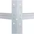 Shelfplaza OFFICE Eckregal 180x70x45cm, 6 Böden, lichtgrau, 145kg Traglast (41218450716C)