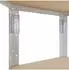 Shelfplaza OFFICE Eckregal 180x70x45cm, 6 Böden, lichtgrau, 145kg Traglast (41218450716C)