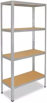 Shelfplaza HOME Schwerlastregal verzinkt, 200x40x30cm, 4 B&ouml;den, 175kg Traglast (4120300414)