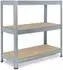 Shelfplaza PROFI Schwerlastregal verzinkt, 90x75x40cm, 3 Böden, 200kg (5109407523)