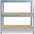 Shelfplaza PROFI Schwerlastregal verzinkt, 90x75x40cm, 3 Böden, 200kg (5109407523)