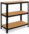 Shelfplaza BLACK Schwerlastregal schwarz, 90x120x50cm, 3 Böden, 175kg Traglast (41309501213)
