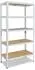 Shelfplaza HOME Schwerlastregal 155x50x23cm, 5 Böden, weiß (4315230515)