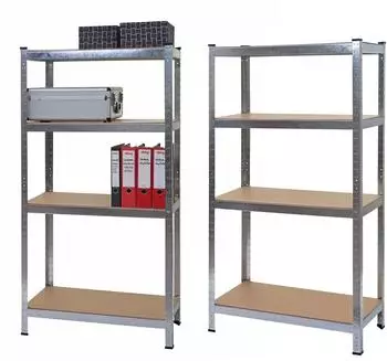 MCW Schwerlastregal MCW-D67 2er-Set, 160x80x40cm, 320kg, verzinkt (MCW-D67)