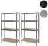 MCW Schwerlastregal MCW-D67 2er-Set, 160x80x40cm, 320kg, verzinkt (MCW-D67)