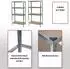 MCW Schwerlastregal MCW-D67 2er-Set, 160x80x40cm, 320kg, verzinkt (MCW-D67)