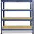 Shelfplaza HOME Schwerlastregal 90x50x40cm blau, 4 Böden, 175kg Traglast (4209400514)