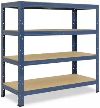 Shelfplaza HOME Schwerlastregal 100x50x45cm blau, 4 B&ouml;den, 175kg Traglast (4210450514)