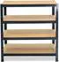 Shelfplaza HOME Schwerlastregal 115x80x40cm anthrazit, 4 Böden, 175kg Traglast (4511400814)