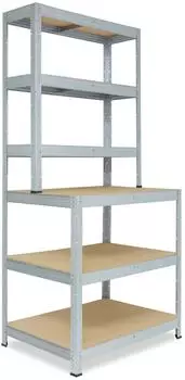 Shelfplaza PROFI Schwerlastregal 190x90x60cm verzinkt, 6 B&ouml;den (SWS5119600926)
