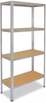 Shelfplaza HOME Schwerlastregal verzinkt 200x80x23cm, 4 B&ouml;den, 175kg Traglast (4120230814)