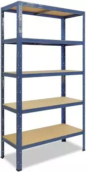 Shelfplaza HOME Schwerlastregal 200x90x60cm blau Stahl 5 B&ouml;den 175kg/Boden (4220600915)