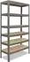 Shelfplaza PROFI Schwerlastregal 180x75x30cm, grau, 6 Böden, 166kg Traglast (5618307526)