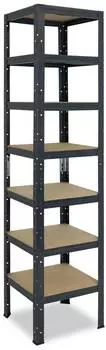 Shelfplaza HOME Schwerlastregal 200x40x40cm anthrazit, 7 B&ouml;den, 125kg/Boden (4520400417)
