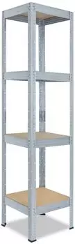 Shelfplaza Schwerlastregal verzinkt 200x60x60cm, 4 B&ouml;den, 200kg Traglast (5120600624)