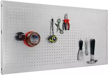 Simonrack PanelClick Werkzeugwand 1500x400mm verzinkt mit 8 Haken (Simonwork)