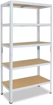 Shelfplaza HOME Schwerlastregal wei&szlig;, 180x120x60cm, 5 B&ouml;den (4318601215)