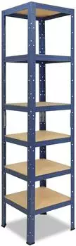 Shelfplaza HOME Schwerlastregal 200x60x60cm, 6 B&ouml;den, blau, Stahl (4220600616)