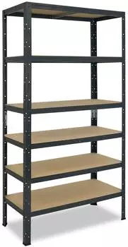Shelfplaza HOME Schwerlastregal 230x120x60cm anthrazit, 6 B&ouml;den, 145kg Traglast (4523601216)