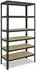 Shelfplaza HOME Schwerlastregal 230x120x60cm anthrazit, 6 Böden, 145kg Traglast (4523601216)