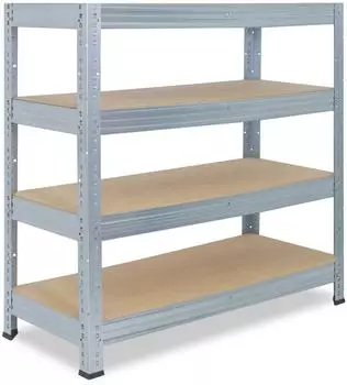 Shelfplaza PROFI Schwerlastregal verzinkt 90x100x60cm 4 B&ouml;den 200kg/Boden (5109601024)