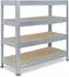 Shelfplaza PROFI Schwerlastregal verzinkt 90x100x60cm 4 Böden 200kg/Boden (5109601024)
